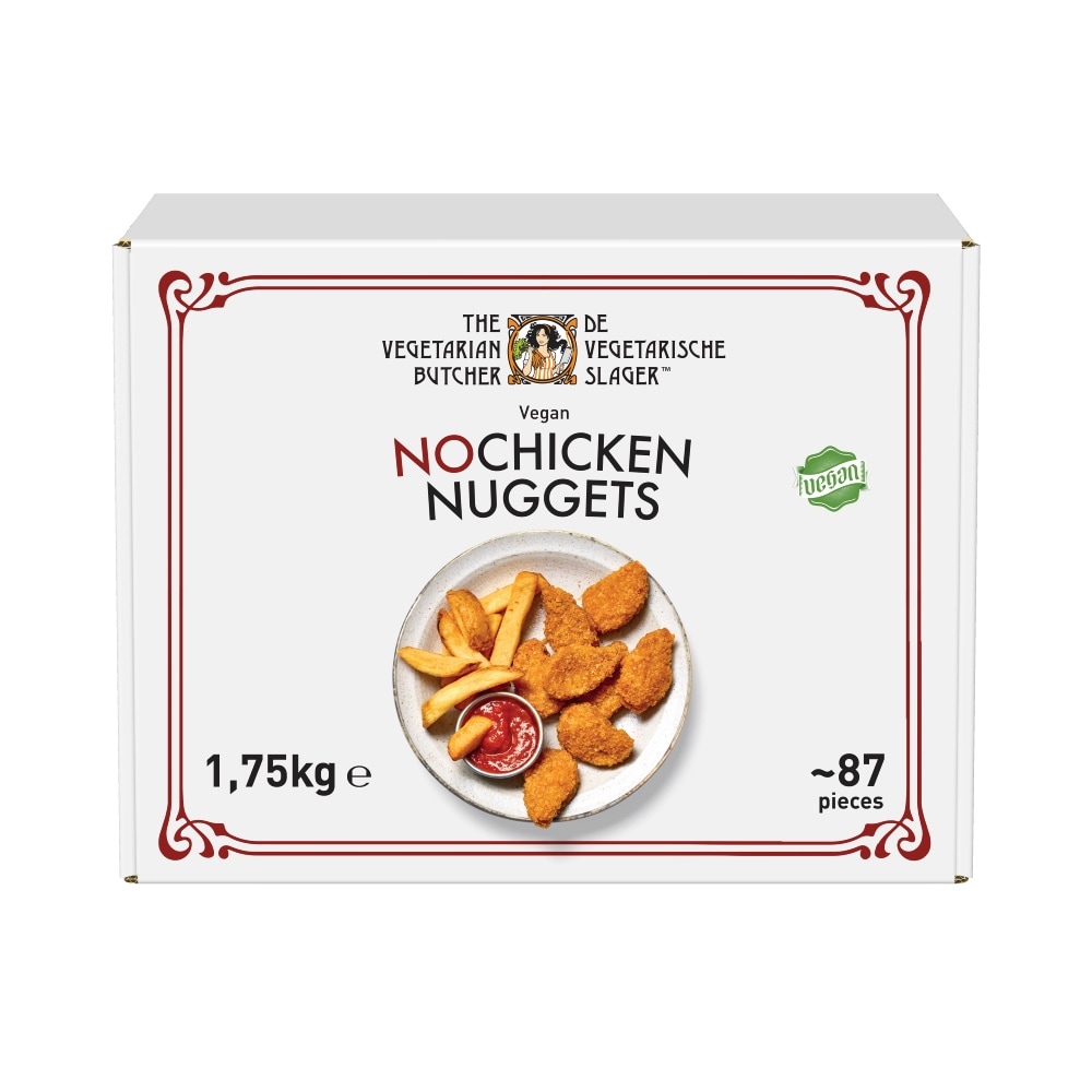 The Vegetarian Butcher No Chicken Nuggets 1.75 kg - "С протеин на растителна основа, с вкус и текстура на истинско месо"